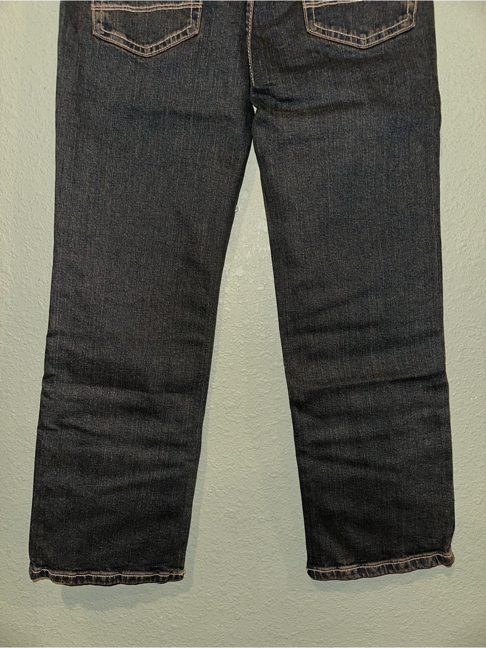 Cat & Jack boys Black Straight Jeans with Contrast Stitching - Picture 7 of 7
